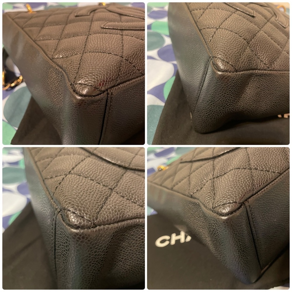 Chanel PST Black Quilted Caviar Shoulder Bag - Picture 8 of 16